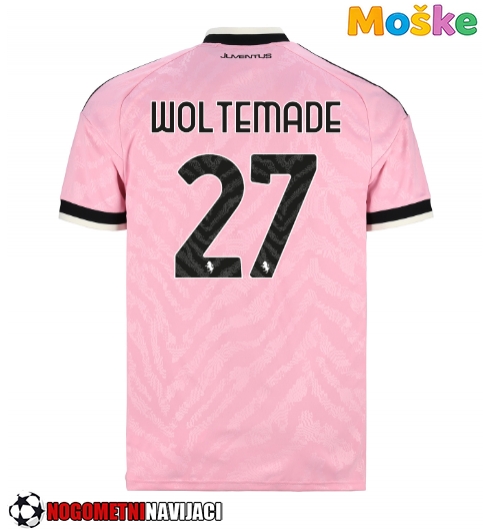 Moške Nogometnih dresov Juventus Nick Woltemade #27 Gostujoči 2026-27 Kratki rokavi Moške Nogometnih dresov Juventus Nick Woltemade #27 Gostujoči 2026-27 Kratki rokavi